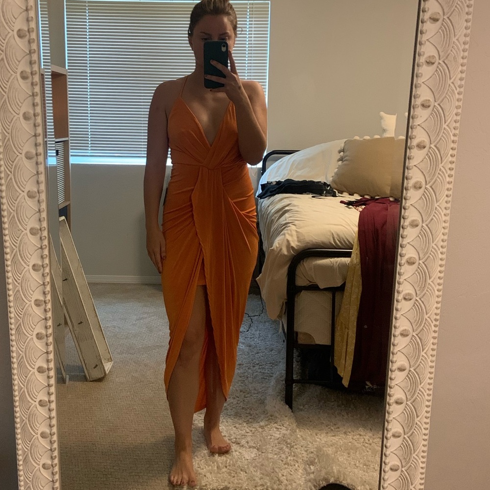 Lulu Orange Dress